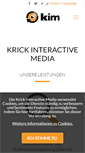 Mobile Screenshot of krick-interactive.com