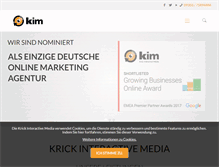 Tablet Screenshot of krick-interactive.com
